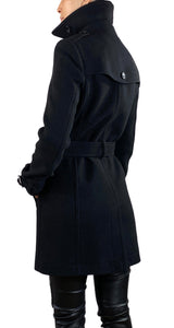 Abrigo Negro Lana