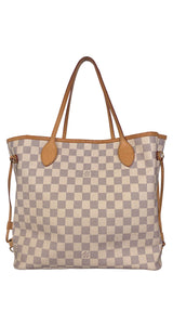 Cartera Neverfull MM Damier Azur Canvas