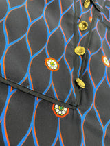 Vestido Estampado Seda