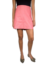 Falda Rosada Cuero