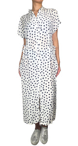 Vestido Camisero De Lunares