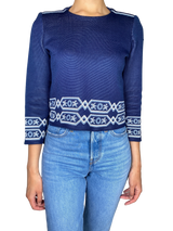 Sweater Tejido Azul