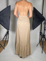 Vestido Beige Tirantes