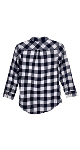 Camisa Cuadros Blanco y Negro