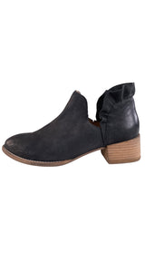 Botines Cuero Negro