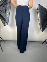 Pantalón Azul Abotonado