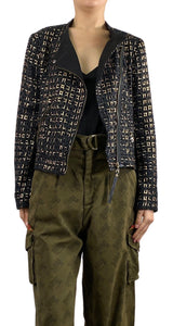 Chaqueta Negra Trenzas