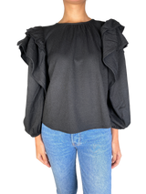 Blusa Negra Vuelos