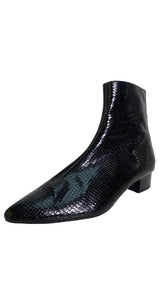 Botines Snake Black