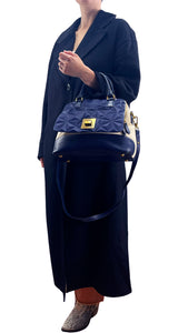 Cartera Relieve Azul