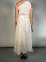 Vestido Broderie Asimétrico