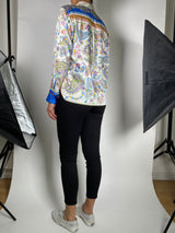 Blusa Manga Larga Flores