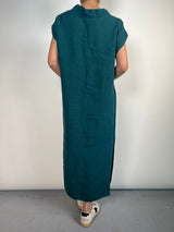 Vestido Lino Tajos