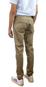 Pantalón Skinny Fit Beige