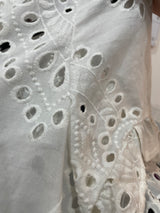 Blusa Blanca Broderie