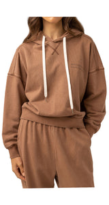 Ladies Core Hooded Fleece Cho