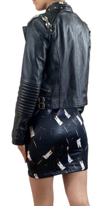 Chaqueta Biker Tachas