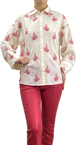 Blusa Blanca Bordada