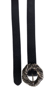 Cinturón Estilo Piel de Serpiente