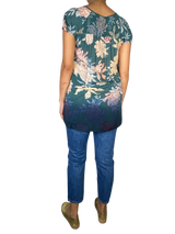 Blusa Verde Estampada