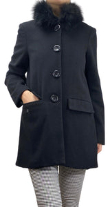 Abrigo Negro Lana