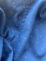 Camisa Azul Bordado Slim Fit