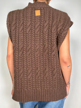 Sweater Tejido Sin Mangas