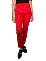 Jeans Rojo Slim Fit High Waist