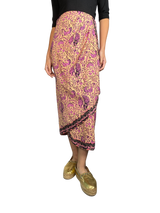 Falda Beige Estampada