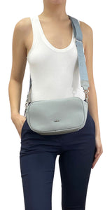 Bandolera Azul Grisaceo