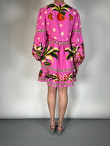 Vestido Pink Leopard Forest