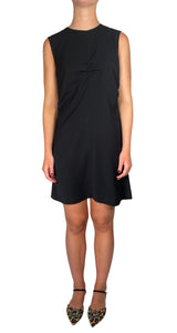 Vestido Fruncido Negro