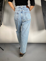 Jeans Mom Azul Deslavado