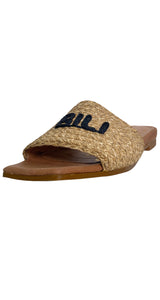 Sandalias Tejidas Café