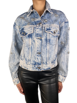 Chaqueta Denim Con Aplicaciones
