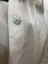 Blusa Blanca Satinada