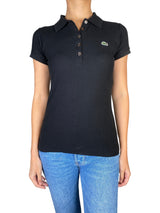 Polera Negra Botones