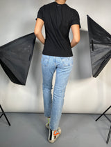 Polera Manga Corta Negra