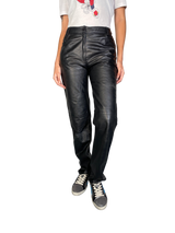 Pantalón Negro Cuero