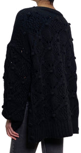Sweater Negro Tejido