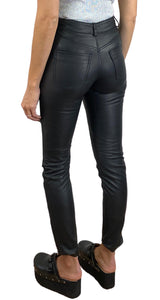 Pantalón Cuero Negro