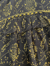 Blusa Negra Estampada