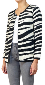 Sweater Rayas Negras Animal Print