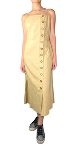 Vestido Lino Café