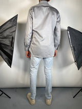 Camisa Slim Fit Gris