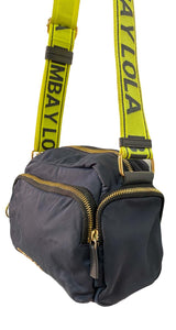 Bandolera Navy Neón