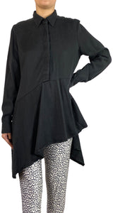 Camisa Larga Asimétrico