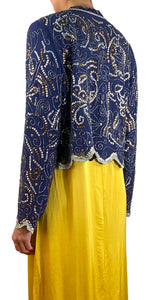 Tapado Azul Lentejuelas