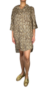 Vestido Snake Lino