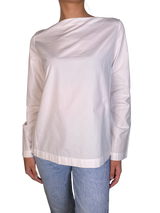 Blusa Blanca Manga Larga